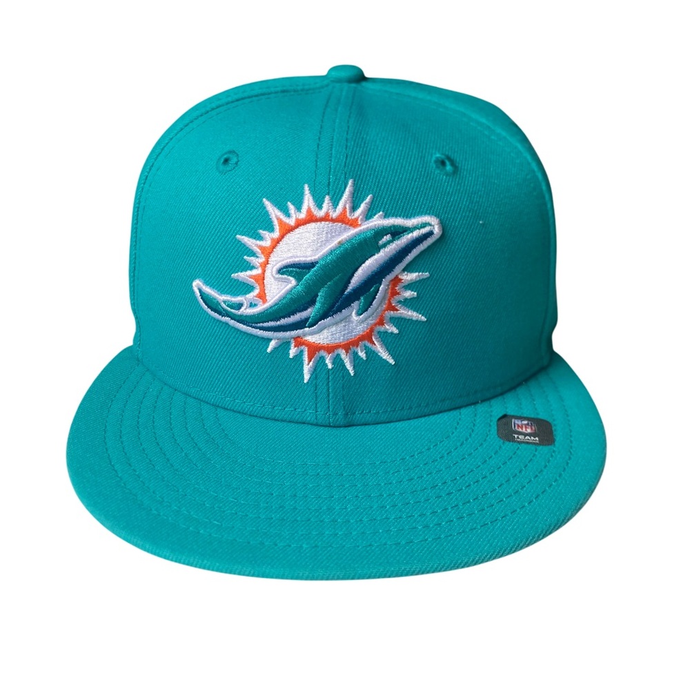 New Era NFL Miami Dolphins 59FIFTY Fitted Hat Cap Men’s 7 1/8 - Picture 13 of 13